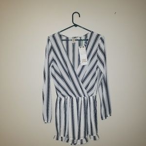 Black and white romper.